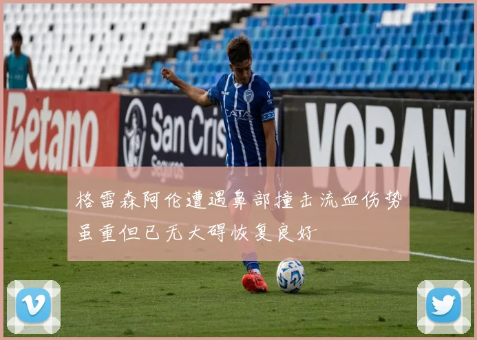 格雷森阿伦遭遇鼻部撞击流血伤势虽重但已无大碍恢复良好